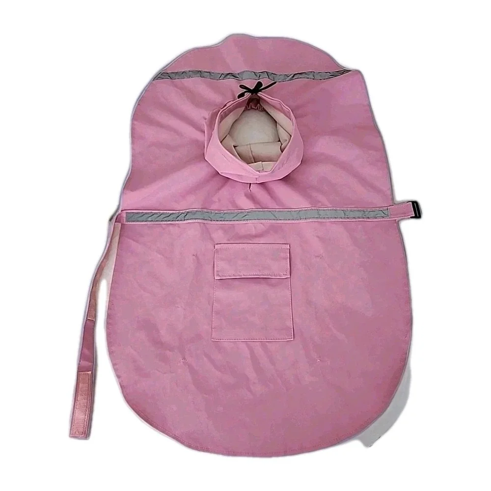 Guardian Gear Snow/Rain Coat Large Dog Pink Waterproof Reflective Stripes